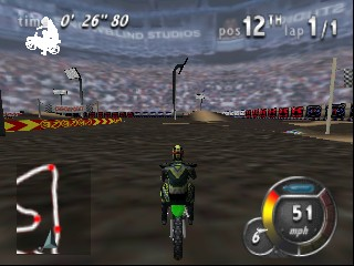 Top Gear Hyper-Bike (USA) In game screenshot